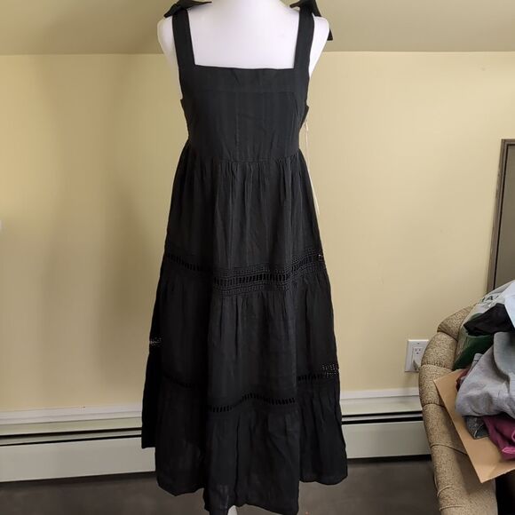 Carve Designs Small Keira Dress in Black, NEW - Picture 4 of 16